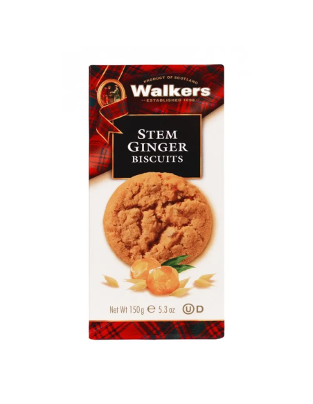 GALLETAS CON JENGIBRE 150 GR WALKERS