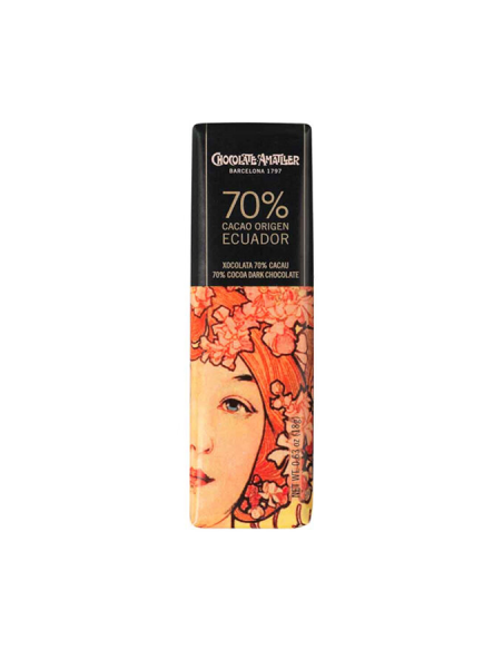 CHOCOLATINA 70% Ecuador 18 GR AMATL, 70 gr