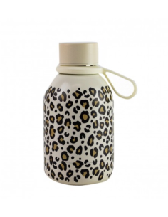 BOTELLA LEOPARDO 350 ML CON INTERIOR CERÁMICO YOKO