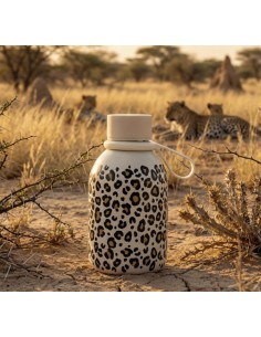 BOTELLA LEOPARDO 350 ML CON INTERIOR CERÁMICO YOKO 2
