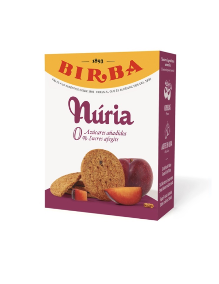 NURIA SIN AZUCAR CON CIRUELAS 410 GR BIRBA