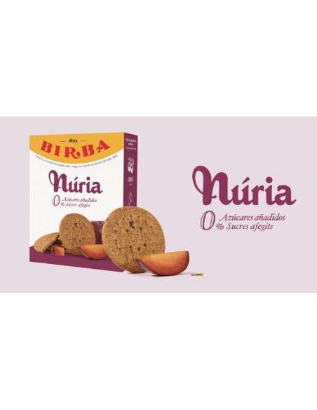 NURIA SIN AZUCAR CON CIRUELAS 410 GR BIRBA