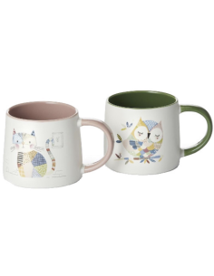 TAZA PEPITA PORCELANA 0.4 L