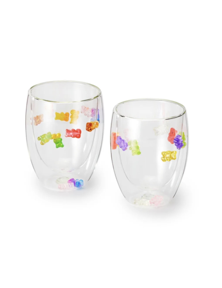VASO SADIE DOBLE CRISTAL CON OSITOS 0.3 L