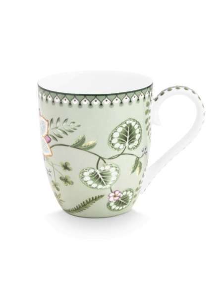 TAZA XL LILY & LOTUS GREEN 450 ML PIP STUDIO