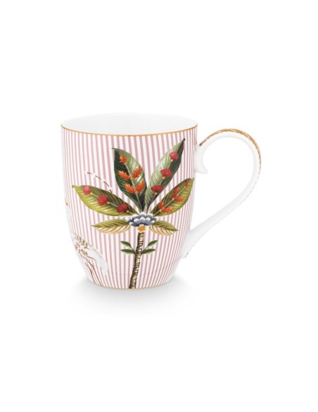 TAZA XL LILY & LOTUS GREEN 450 ML PIP STUDIO