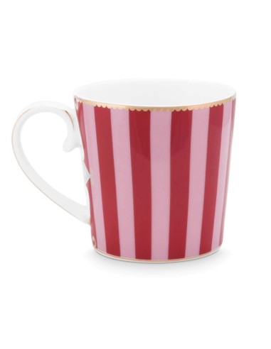SET 2 TAZAS LOVE BIRDS MEDALLION RED...