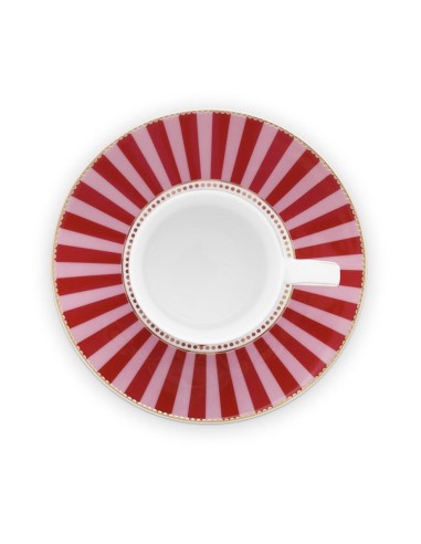 TAZA CON PLATO LOVE BIRDS MEDALLION...