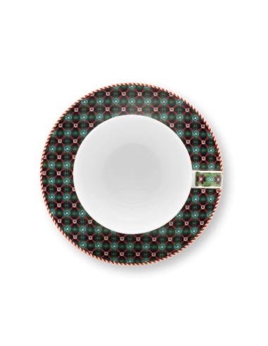 SET 2 TAZAS CON PLATO BERRY BLUES PIP...