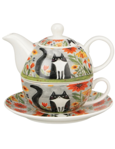 TEA FOR ONE LAKA TAZA, TETERA Y PLATO