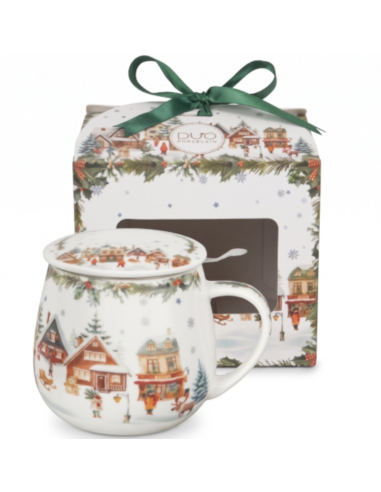 TAZA VILLAGE PORCELANA 0.4 L FILTRO Y...