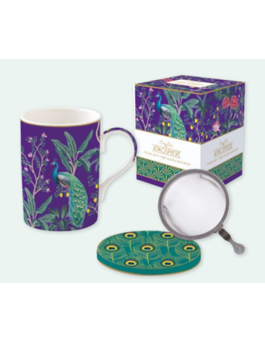 TAZA IMPERIAL PEACOCK 350 ML FILTRO Y...