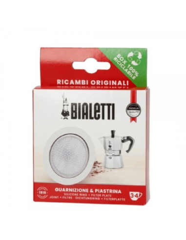 1 GOMA SILICONA + 1 FILTRO BIALETTI