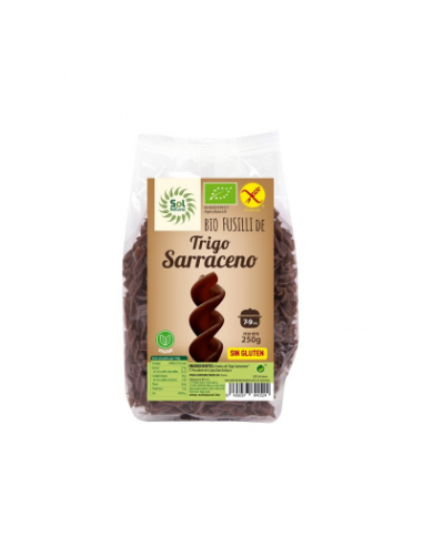 FUSILLI DE TRIGO SARRACENO BIO SIN GLUTEN 250 GR. SOL NATURAL