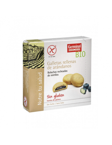 GALLETAS RELLENAS DE CREMA DE ARÁNDANOS BIO 200 GR GERMINAL