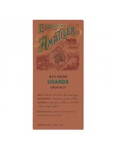 TABLETA UGANDA 81% CACAO 70 GR. AMATLLER