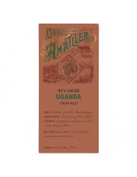 TABLETA UGANDA 81% CACAO 70 GR. AMATLLER