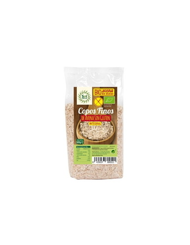 COPOS DE AVENA FINOS INTEGRAL SIN GLUTEN BIO 500 GR SOL NATURAL