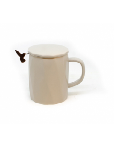 TAZA LILIA 0.35L PORCELANA FILTRO Y TAPA