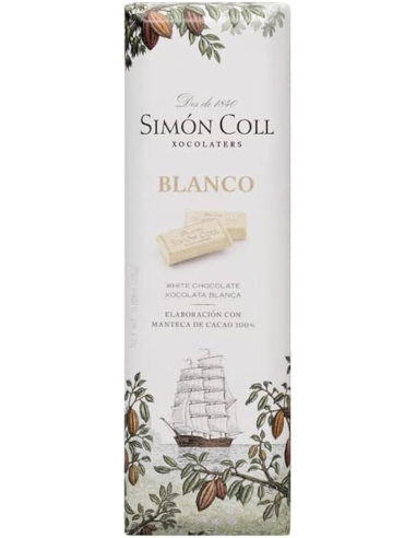 CHOCOLATINA CHOCOLATE BLANCO 25 GR. SIMON COLL