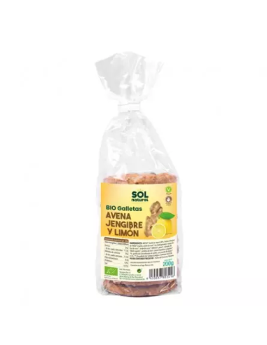GALLETAS DE AVENA JENGIBRE Y LIMÓN...