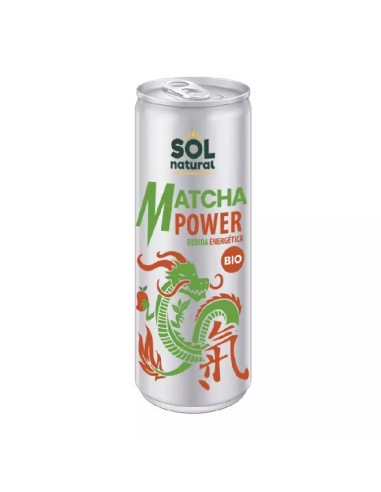BEBIDA ENERGÉTICA MATCHA POWER BIO 250 ML SOL NATURAL