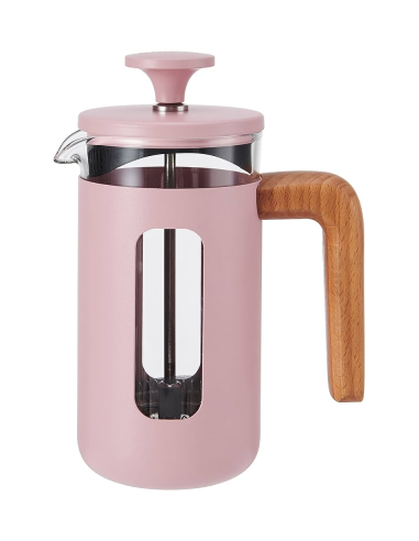 CAFETERA DE ÉMBOLO ROSA 3 TAZAS LA CAFETIERE