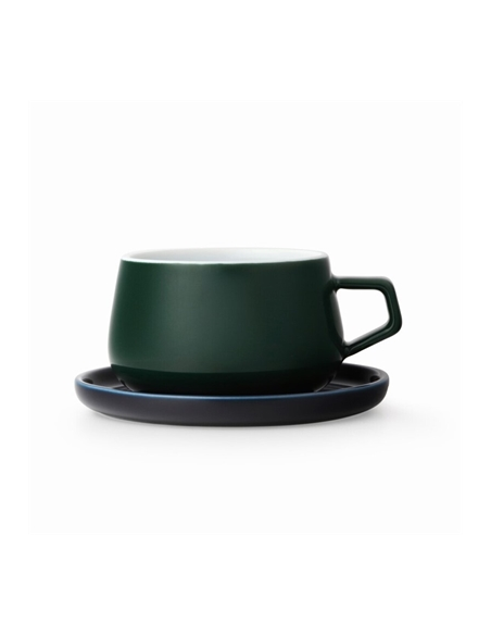 TAZA VIVA CLASSIC ELLA VERDE PINO 0.25 L CON PLATO VIVA ESCANDINAVIA