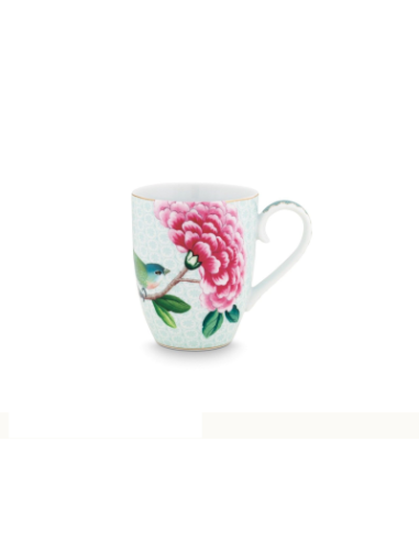 SET DE 2 TAZAS BLUSHING BIRDS WHITE 350 ML PIP STUDIO