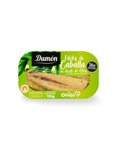 FILETE DE CABALLA EN ACEITE DE OLIVA 125 GR DUMON