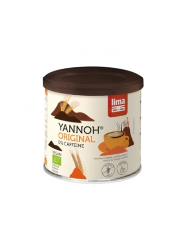 YANNOH INSTANTÁNEO CAFÉ DE CEREALES BIO LATA 125 GR LIMA