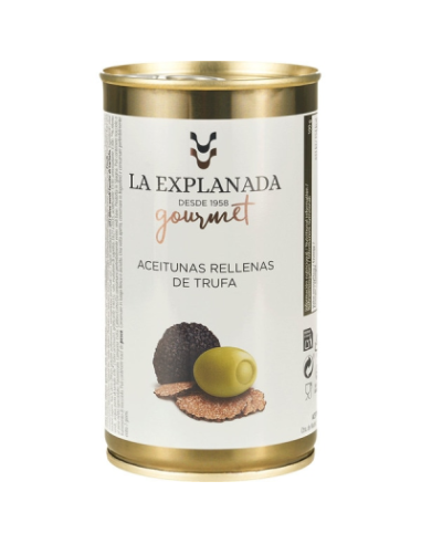ACEITUNA RELLENA DE TRUFA LATA 150 GR EXPLANADA