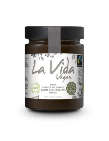 CREMA DE CHOCOLATE NEGRO 270 GR LA VIDA VEGAN