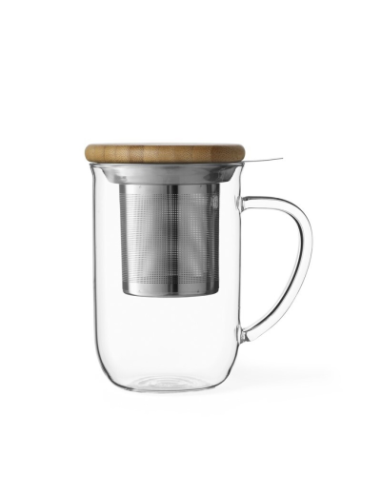 TAZA VIVA MÍNIMA BALANCE CRISTAL 0.5 L FILTRO Y TAPA VIVA ESCANDINAVIA