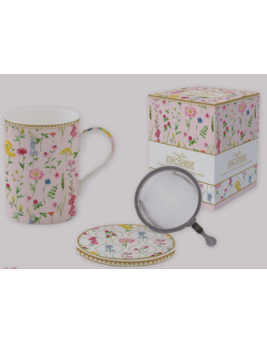 TAZA MEADOW FLOWERS 350 ML FILTRO Y TAPA EASYLIFE Y