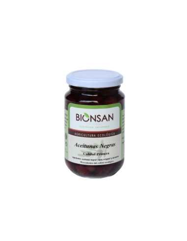 ACEITUNAS NEGRAS PREMIUM BIO 350 GR BIONSAM