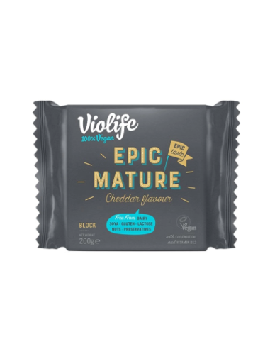 QUESO EPIC MATURE CHEDDAR 200 GR VIOLIFE