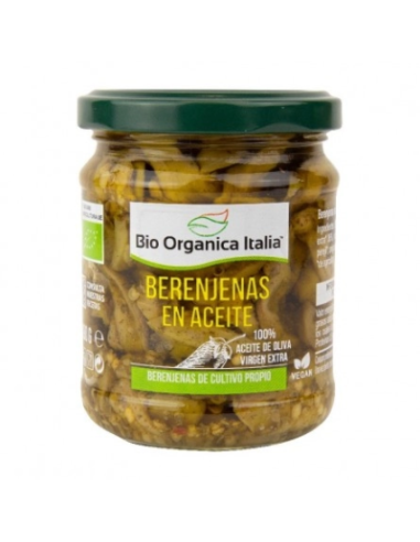 BERENJENAS FILETEADAS EN ACEITE BIO 190 GR ORGANICA ITALIA