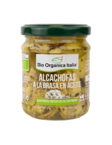 ALCACHOFAS A LA BRASA EN ACEITE BIO 190 GR ORGANICA ITALIA