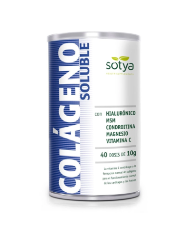 COLAGENO CON MAGNESIO MARINO SABOR FRESA 400 GR SOTYA