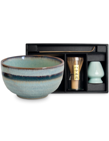 SET WASABI CERAMICA PARA MATCHA 0.5 L