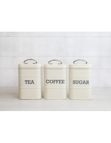 SET 3 LATAS CAFÉ, AZÚCAR, TE