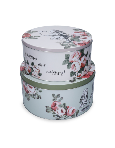 SET DE 2 LATAS ALICIA EN EL PAÍS DE LAS MARAVILLAS V&A