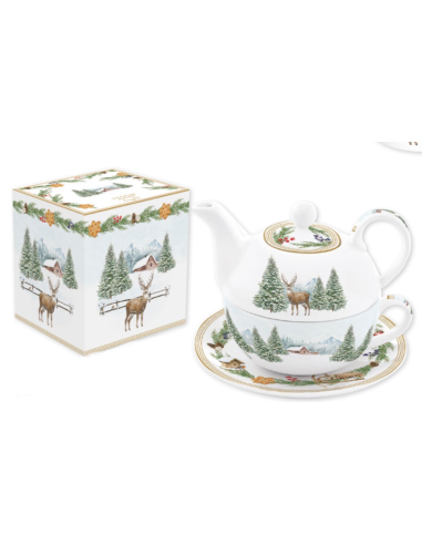 SET TEA FOR ONE WHITE FOREST 350 ML EASY LIFE
