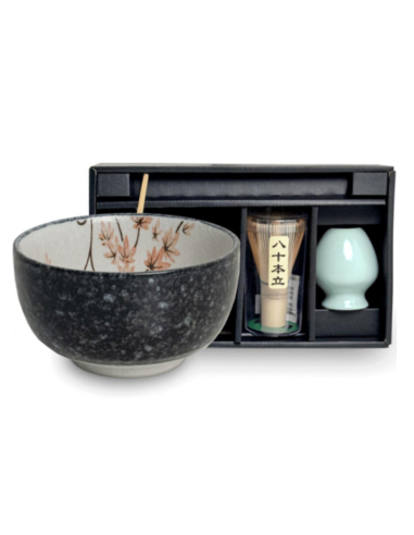 SET MAPLE CERÁMICA PARA MATCHA 0.5 L