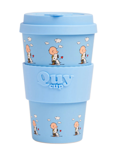 VASO CON TAPA SNOOPY FRIENDS 400 ML QUYCUP