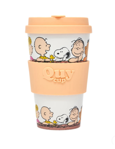 VASO CON TAPA SNOOPY MURETTO 400 ML QUYCUP