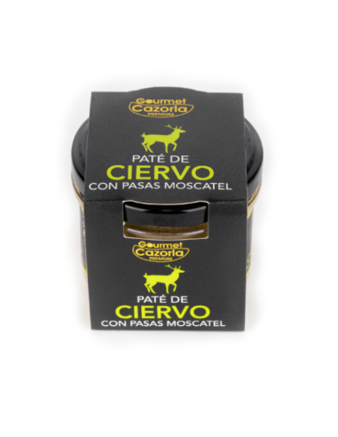 PATE CIERVO CON PASAS MOSCATEL GOURMET CAZORLA