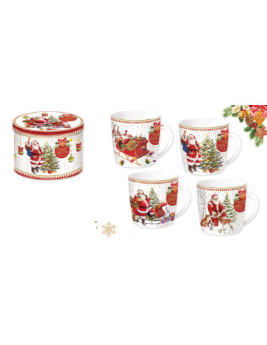 TAZA CHRISTMAS MEMORIES 350 ML CON LATA EASY LIFE