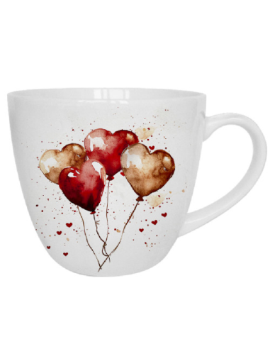 TAZA BALLOONS 0.45 L PORCELANA FINA